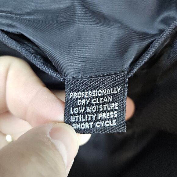 Jos. A. Bank Tailored Fit Blazer Black Size 42R 100% Wool Traveler's Collection - Picture 9 of 16